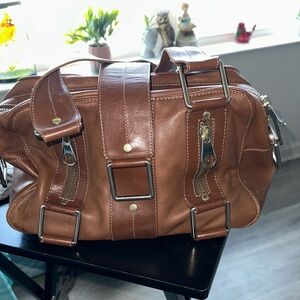Ted Baker Brown Leather Satchel